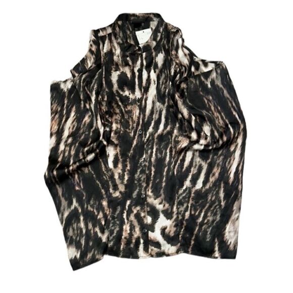 H&M Sleeveless Animal Print Top(Size 2) - Picture 4 of 7